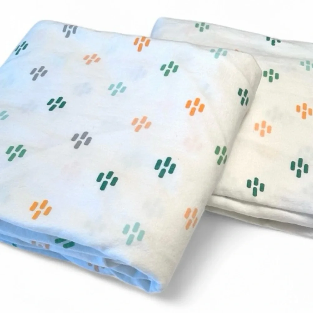 Cloud Island 2 Fitted Crib Sheet Bundle Modern Boho Geometric Diamond Pattern